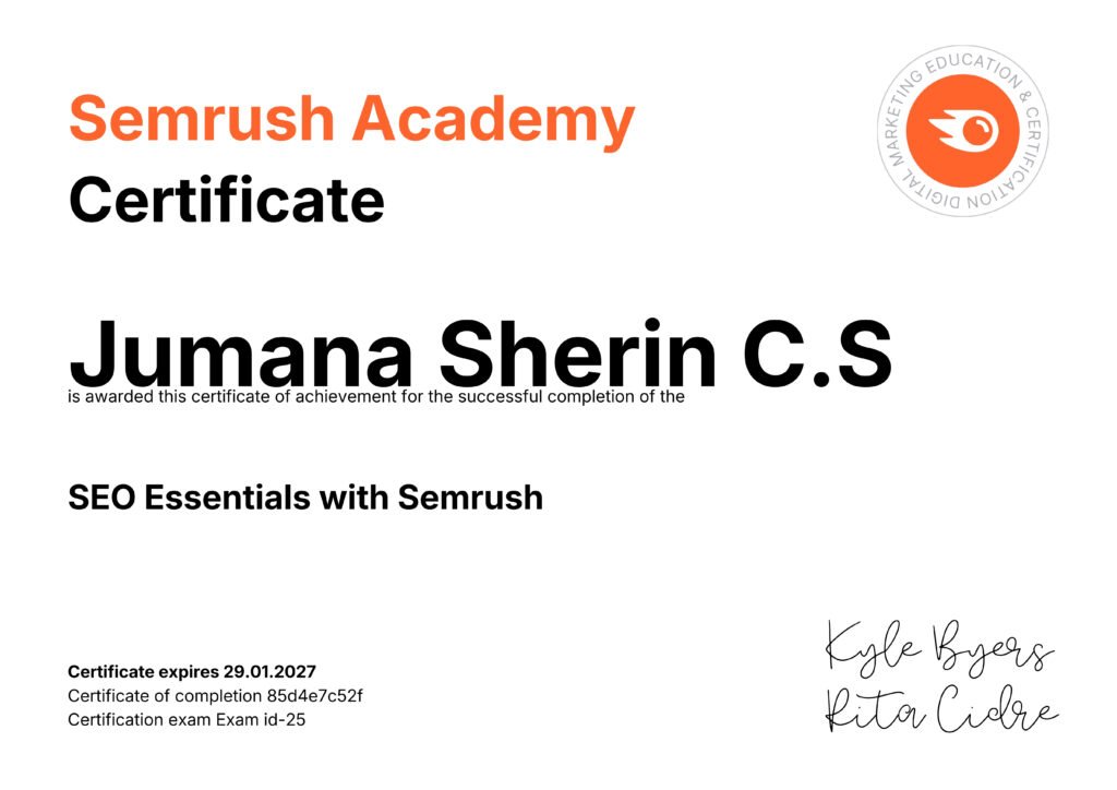 seo essential jumana